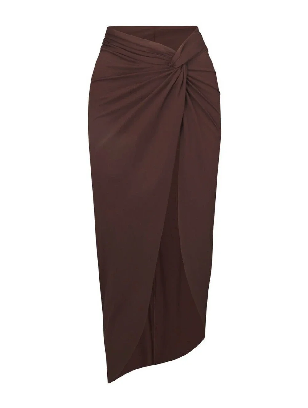 Skims Sarong Swim Skirt Wrap Cocoa Small Petite